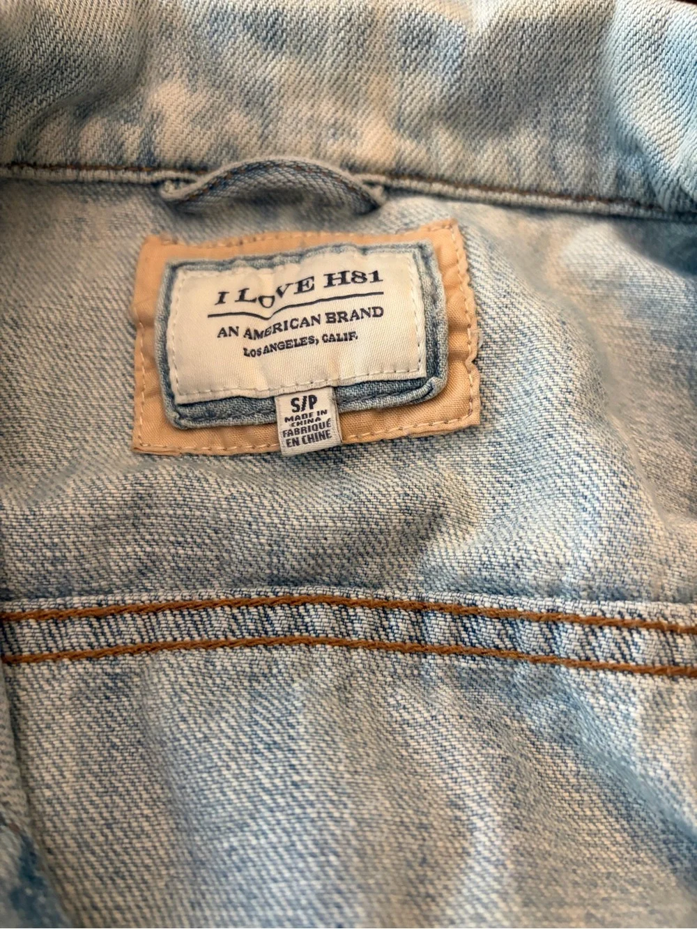 Hollister Light Wash Denim Jacket